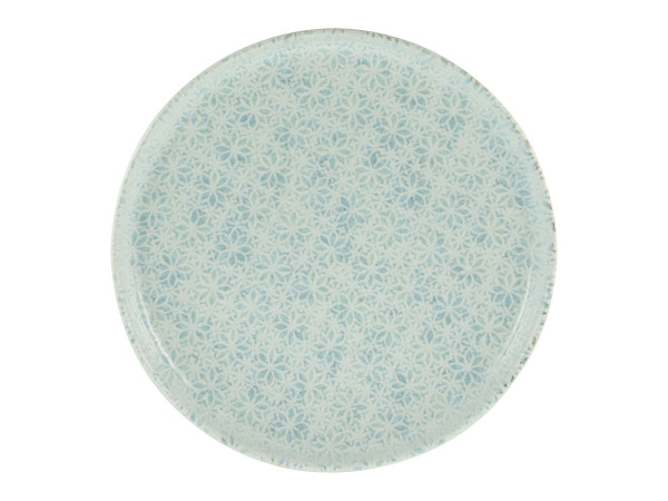 Dessertteller EMILIANA BLAU in blau aus Steinzeug
