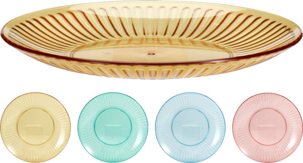 Dessertteller SUMMER in mehrfarbig aus Acryl