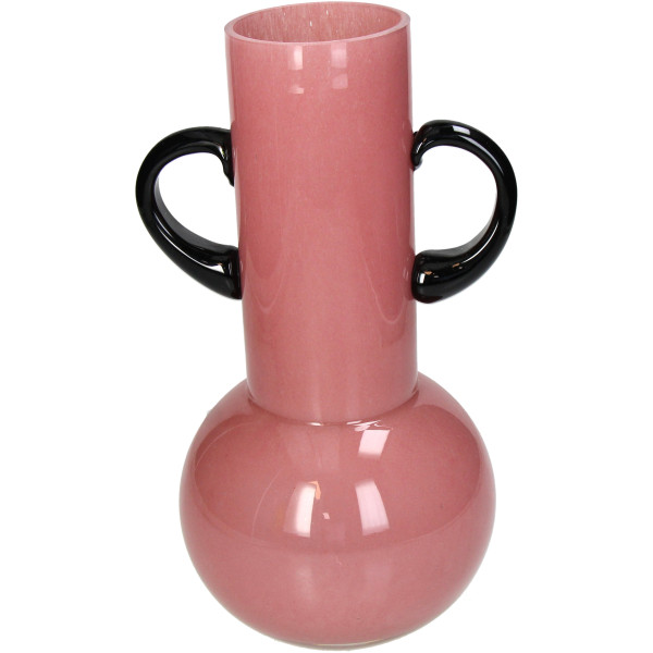 Vase BURGUNDY in burgund aus Glas