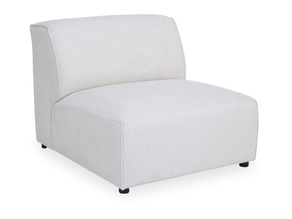Sofa 1 Sitzer SANSIBAR MJOLDEN in snow aus Stoff