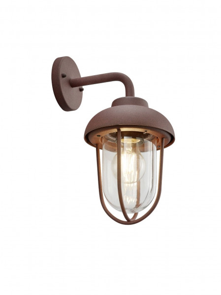 Wandleuchte DUERO in Rost aus Aluminium