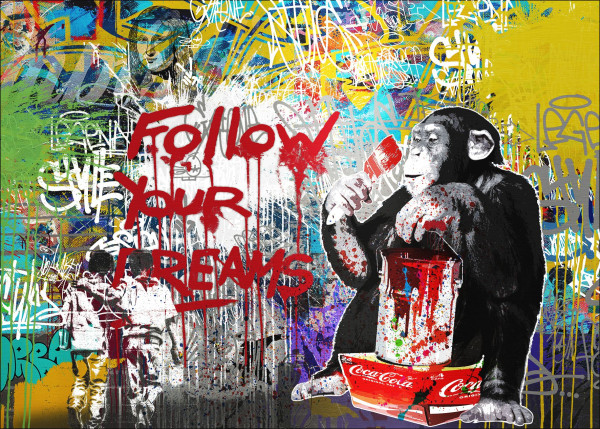 Aludibondbild MONKEY DREAM