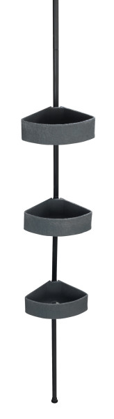 Teleskop-Eckregal VILLATA in mehrfarbig aus Materialmix