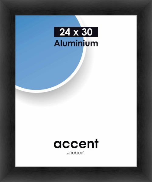 Bilderrahmen LARGO in schwarz aus Aluminium