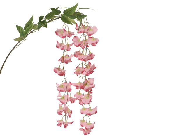 Kunstblume Spray in pink aus Polyester