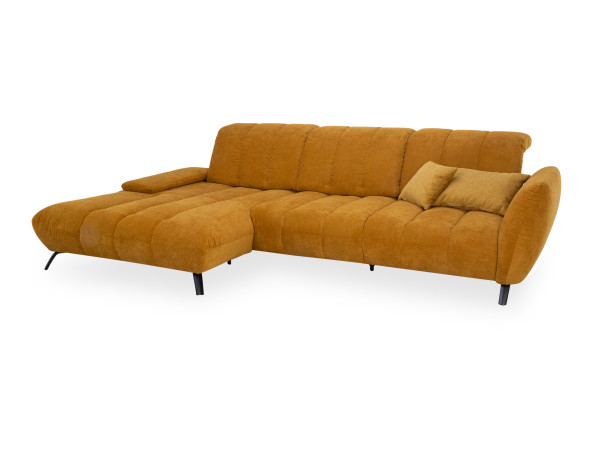 Polsterecke PENELOPE in Mustard aus Stoff