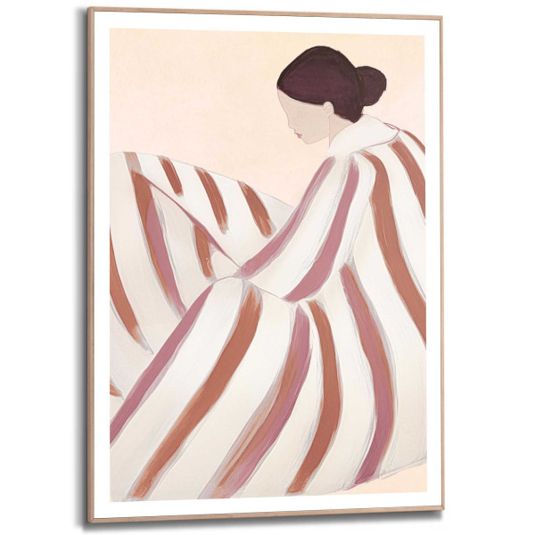 Bild STRIPED FIGURE in mehrfarbig