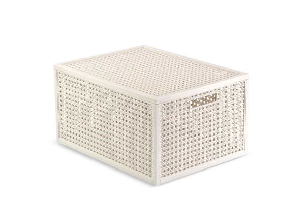 Box KAYA 20L weiß in weiß aus Polypropylen