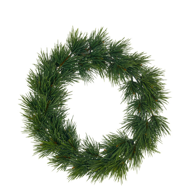 Kiefernkranz in grün aus Kunststoff
