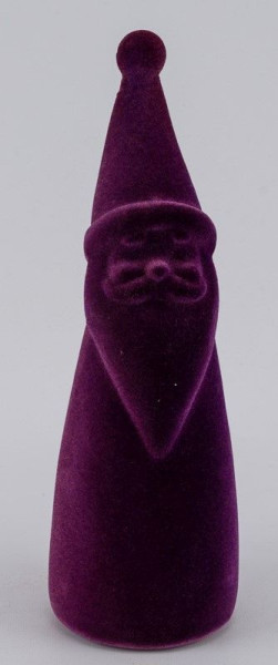 Nikolaus in lila aus Kunststoff