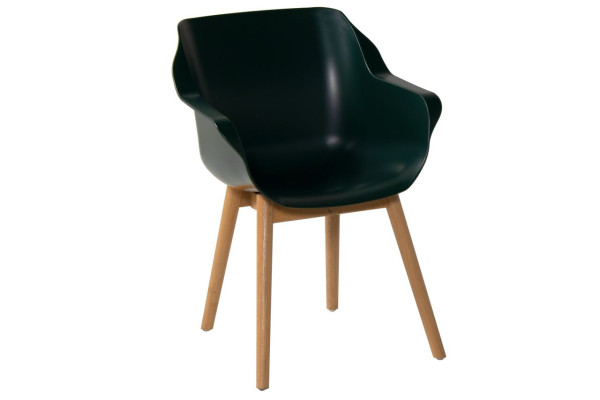 Gartenstuhl SOPHIE in grün aus Kunststoff