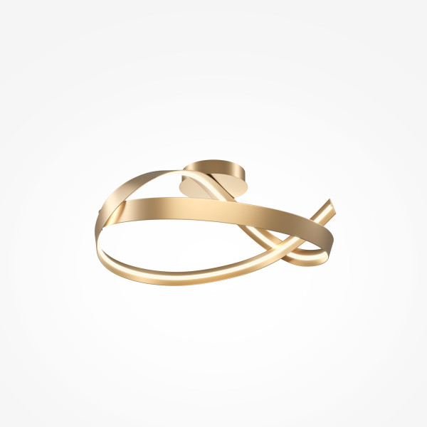 Deckenleuchte PLONS in messingfarben aus Aluminium