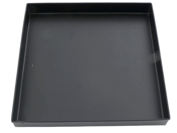 Tablett SIMPLY schwarz in schwarz aus Aluminium