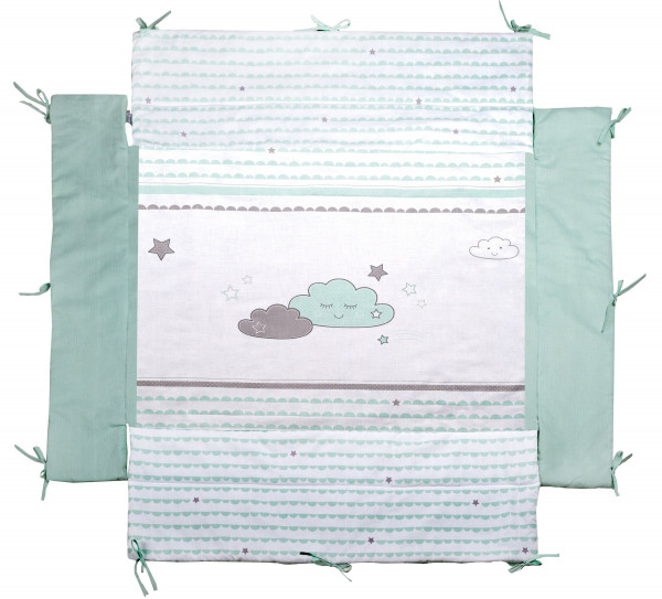 Laufgittereinlage roba HAPPY CLOUD aus Stoff