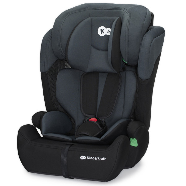 Autositz KINDERKRAFT COMFORTUP in schwarz aus Materialmix