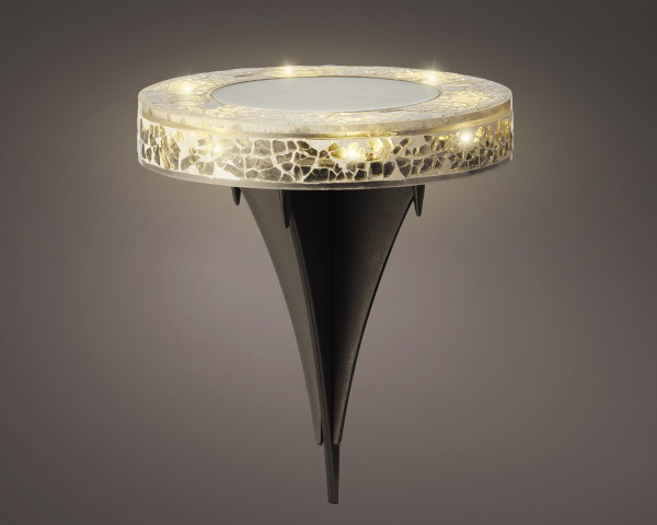 Spotlight SOLAR in mehrfarbig aus Glas