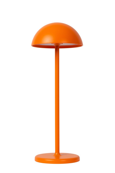 Tischleuchte JOY in orange aus Aluminium