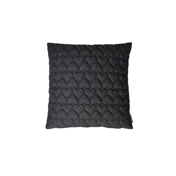 Kissenhülle AMORA in schwarz aus Polyester