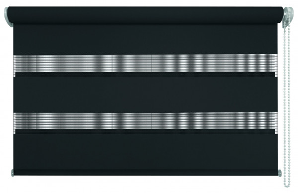 Rollo DUO anthrazit 80x160cm in anthrazit aus Polyester