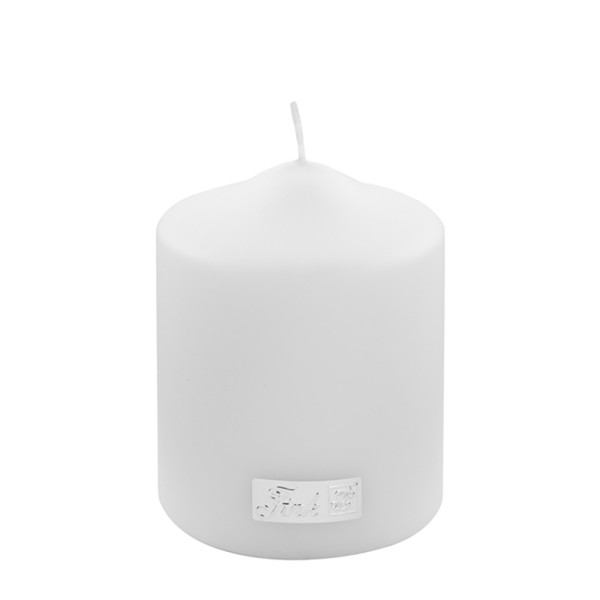 Kerze CANDLE in weiß aus Wachs
