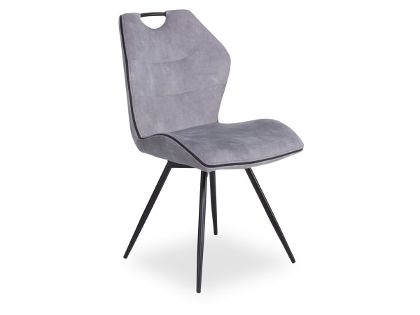 Polsterstuhl ADRIA in hellgrau