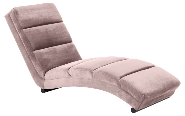 Relaxliege SLINKY in rose aus Materialmix