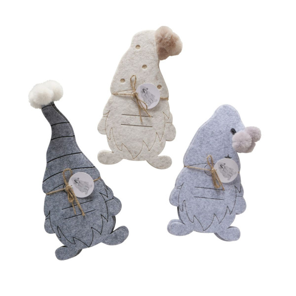 Bestecktaschen-Set GNOMY in mehrfarbig aus Polyester