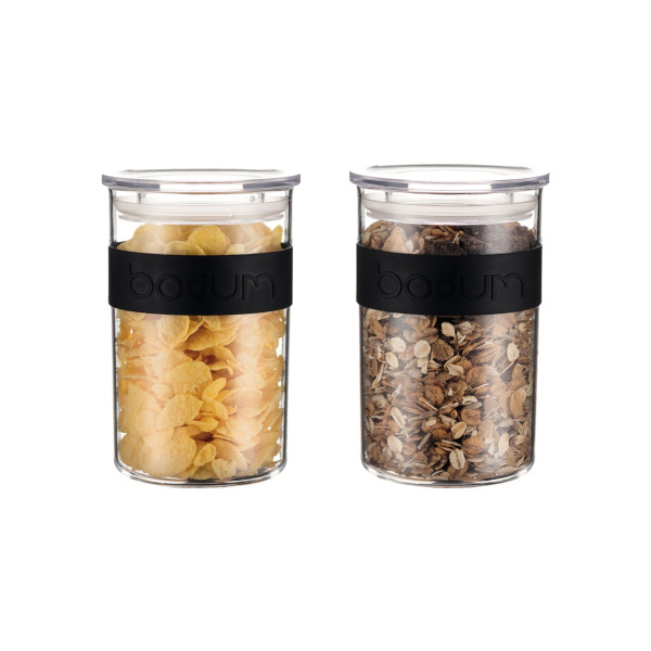 Vorratsglas-Set Bodum PRESSO in transparent aus Kunststoff