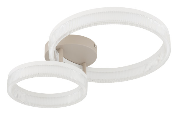 Deckenleuchte ZARA in sand aus Metall