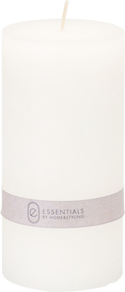 Kerze HARMONY ESSENTIALS weiß in weiß aus Wachs