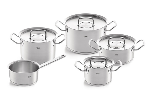 Topfset Profi Collection in silberfarben aus Metall