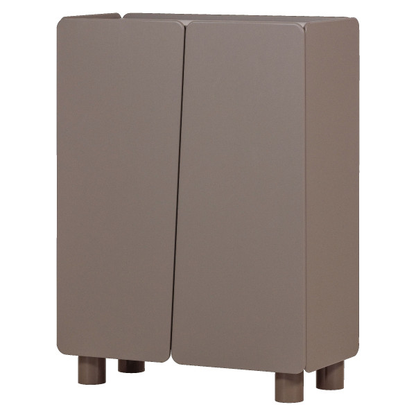 Highboard WOOOD ROOT in braun aus Massivholz