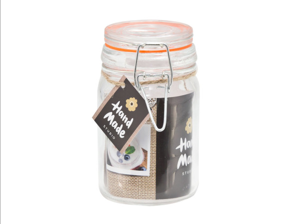 Vorratsglas HANDMADE in transparent aus Glas