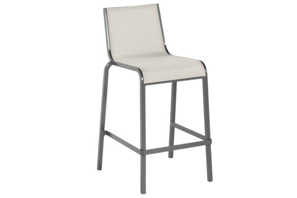 Gartenstuhl GINA in anthrazit aus Aluminium