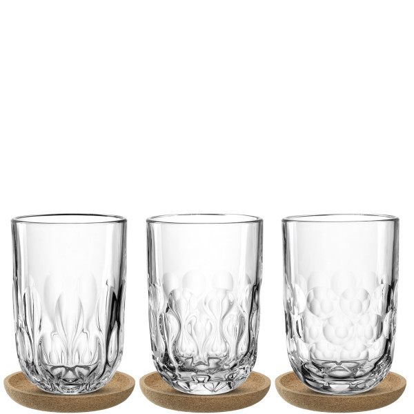 Latte-Macchiato-Set GOCCE in klar