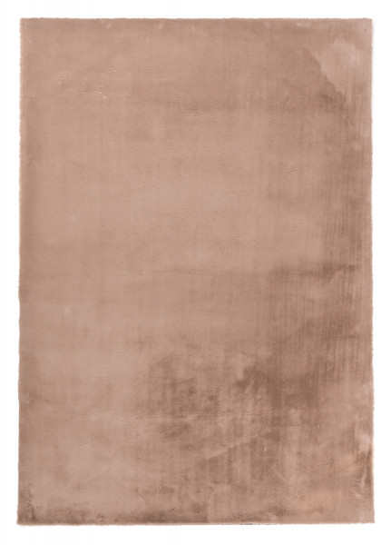 Teppich PLUSH taupe in taupe aus Polyester