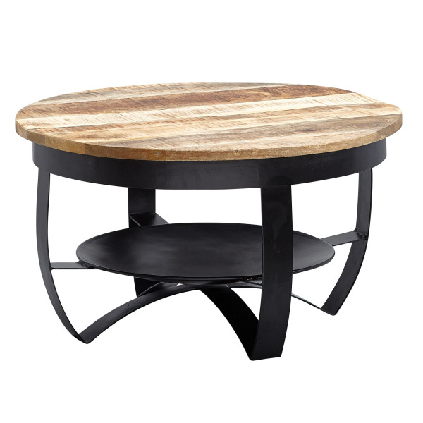 Couchtisch in schwarz aus Holz