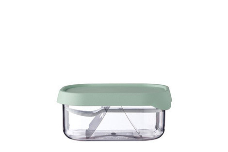 Fruchtbox TAKE A BREAK in lindgrün aus Kunststoff