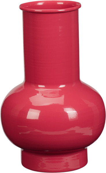 Vase AMELIA rosa in rosa aus Eisen
