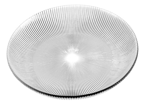 Servierteller UNICO in transparent aus Glas