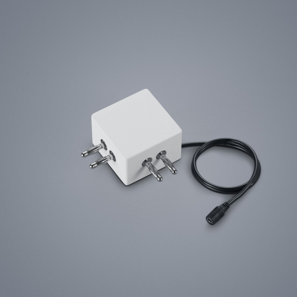 Verbinder VIGO LED in weiß aus Aluminium
