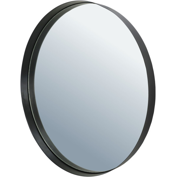 Spiegel MIRROR schwarz in schwarz aus Metall