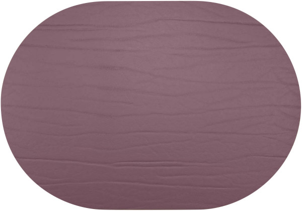 Tischset DUMBO LEATHERIXX in aubergine aus Leder