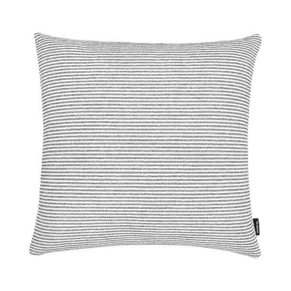 Kissen GERMAINE in dunkelgrau aus Baumwolle