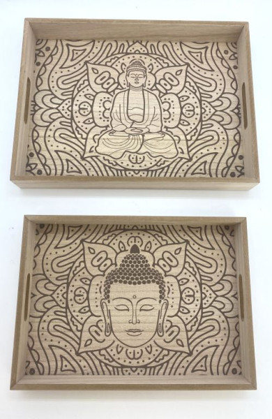 Tablett BUDDHA mittel