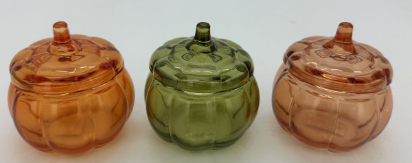 Vorrasglas PUMPKIN mit Deckel in mehrfarbig aus Glas