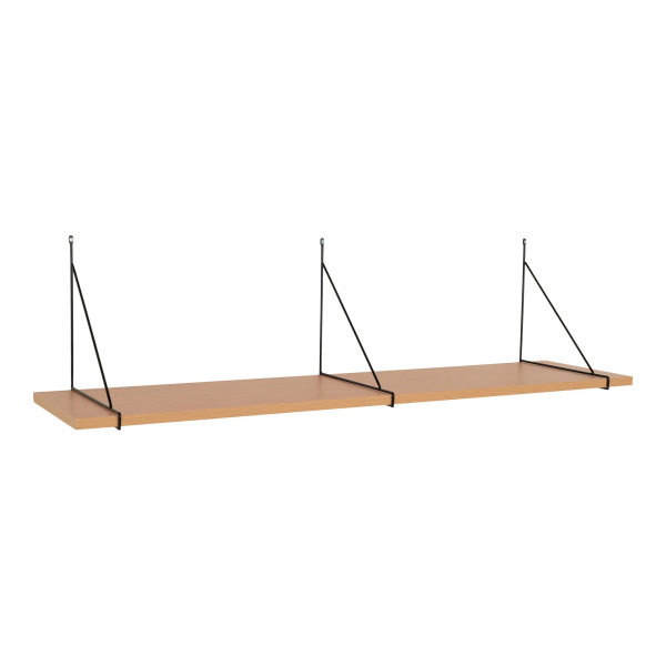 Wandregal DROP CHIBA in mehrfarbig aus Furniert