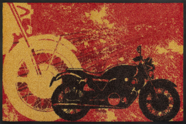 Fußmatte MOTORBIKE in mehrfarbig aus Polyamid