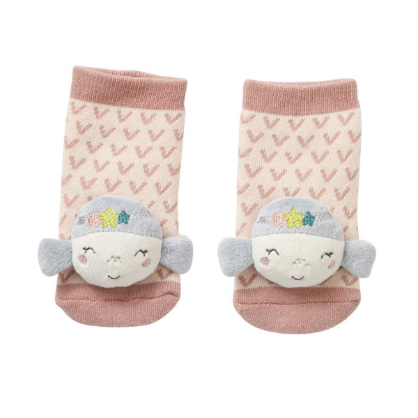 Rasselsocken MEERJUNGFRAU in mehrfarbig aus Stoff