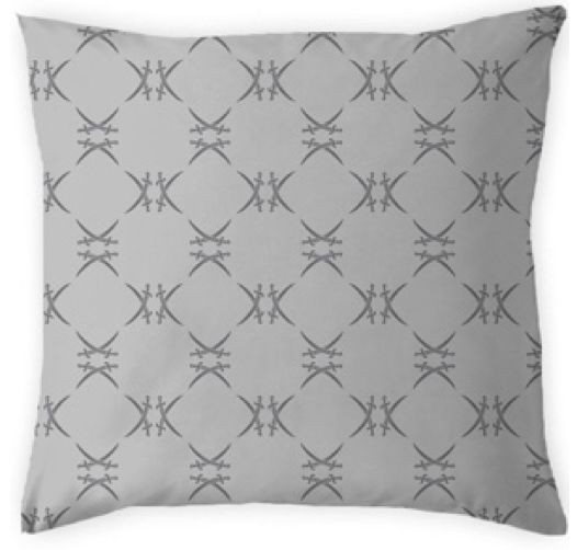 Kissenhülle SANSIBAR Säbel in anthrazit aus Polyester